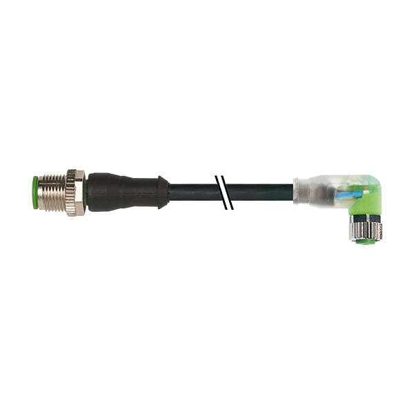 Murrelektronik RJ45 male 0 Degree shield with cable, Ethernet, PUR 2x2xAWG22 shielded vt UL 7000-40641-6300030 - main